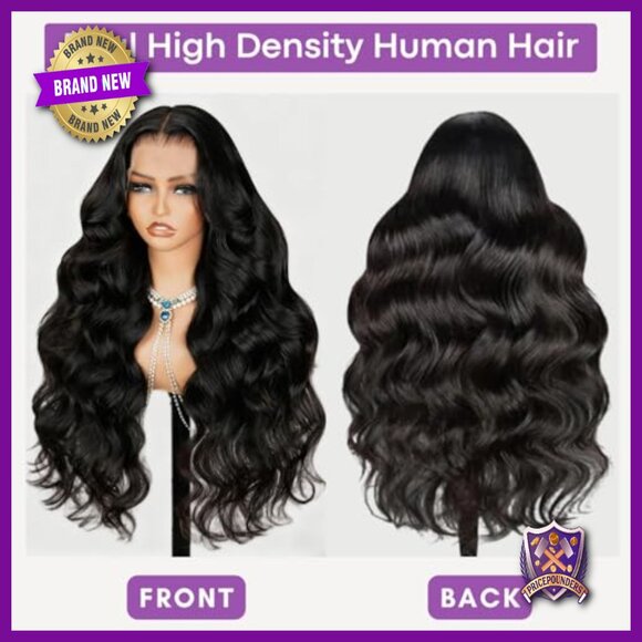 Human Hair Body Wave Wig 24 Inch HD Lace Front Glueless Pre Plucked main image 2
